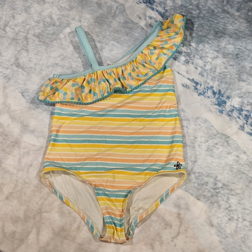 Matilda Jane‎ Dream Chasers Lollipop Lines Swimsuit Size 12 Girls